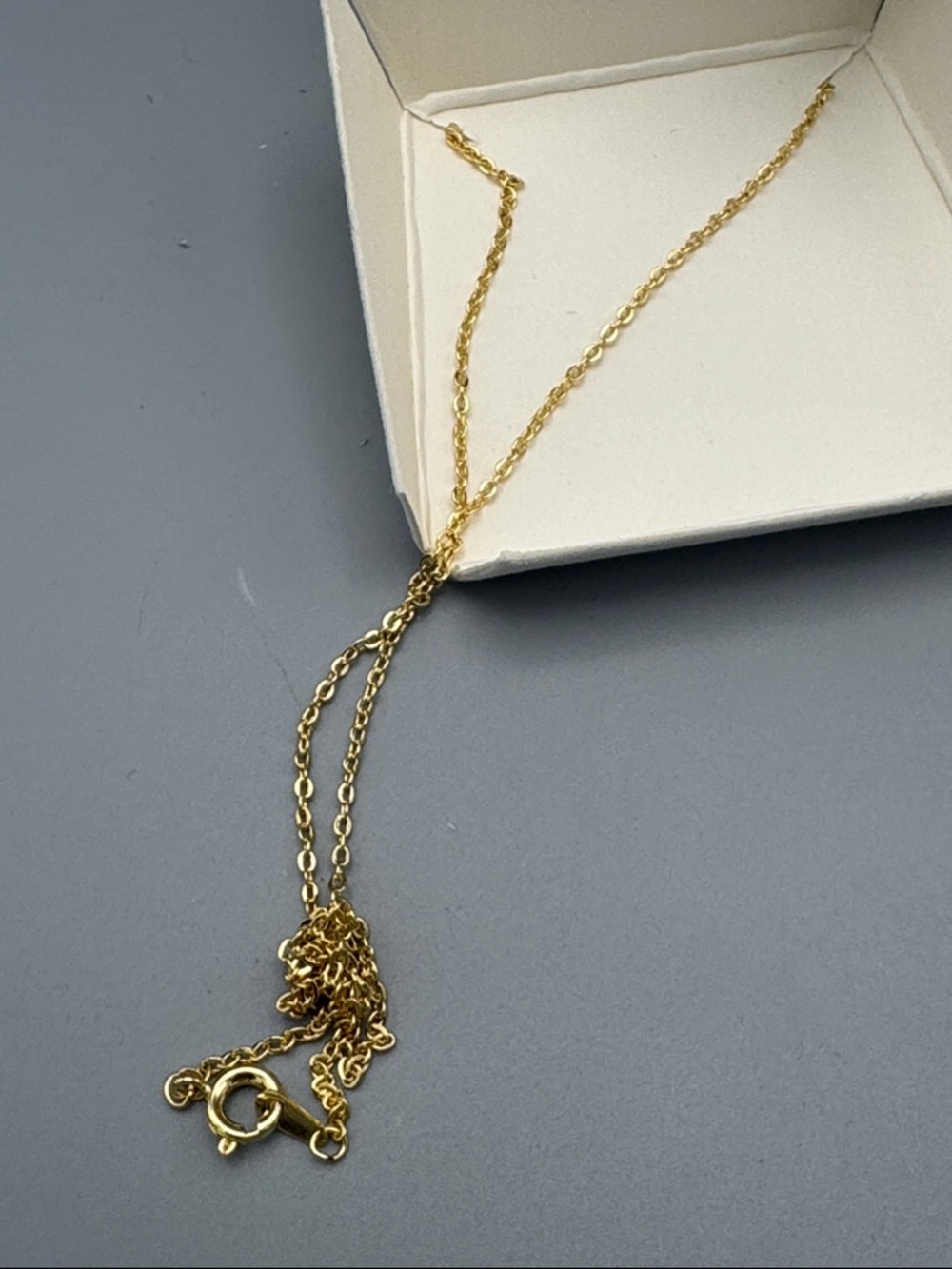 Gold Tone Heart Pendant Necklace with Cross and Austrian Crystals - Picture 3 of 4